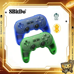 8Bitdo Pro 2 Gaming Controller Designed for Switch 2, Windows, Steam Deck, Android and Raspberry Pi Gamepad Hall Joystick