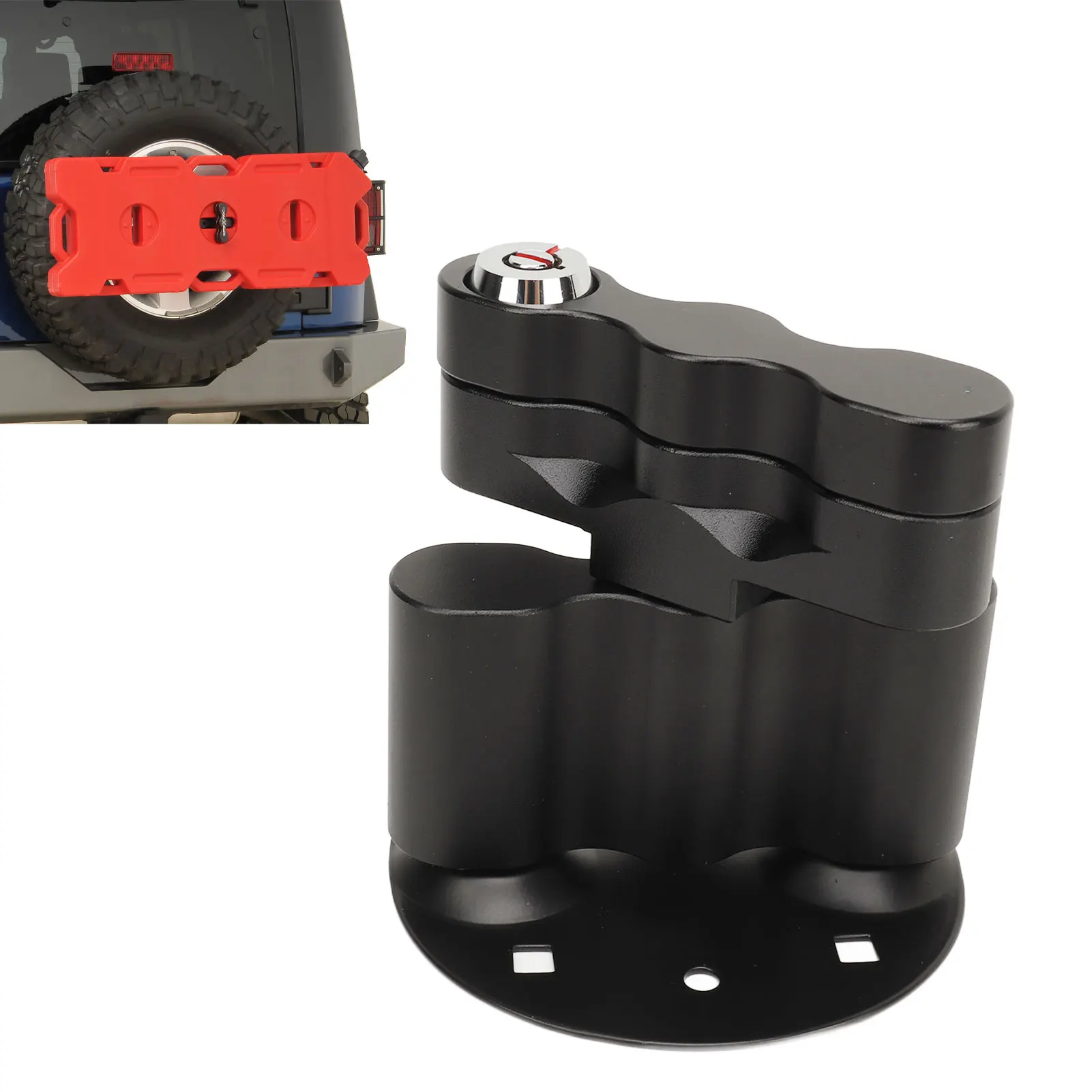 Gas Can Pack Mount Lock Fuel Container Locking Pack Mount Easy Install  Lasting  Construction for Water Pack Gas Can