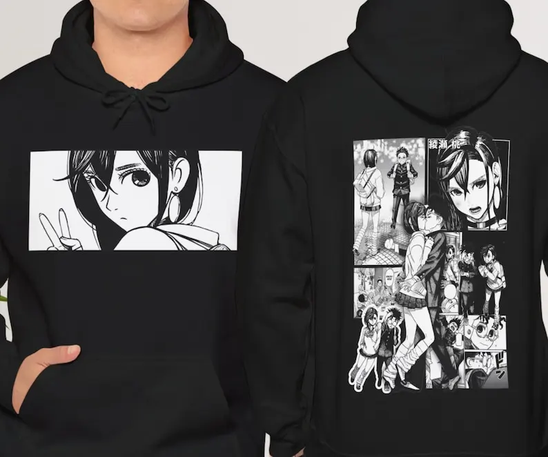 Dandadan Momo Anime Manga hoodie Gift for friends Gift for anime lover Funny gift Unisex hoodie