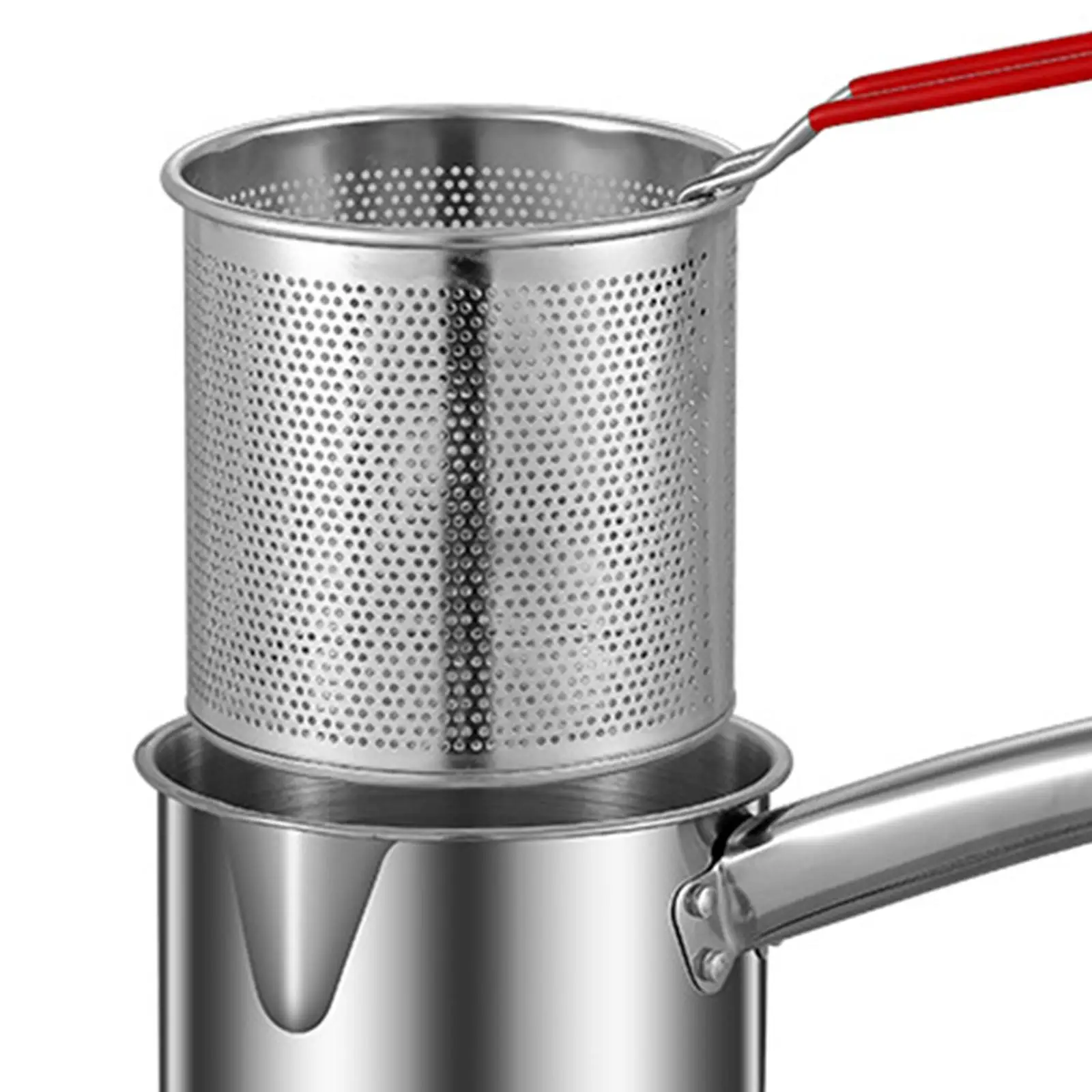 Frying Pot Frying Pan Deep Fryer Cooking Pot Cookware MultiResistant Frying Basket Frying Pot