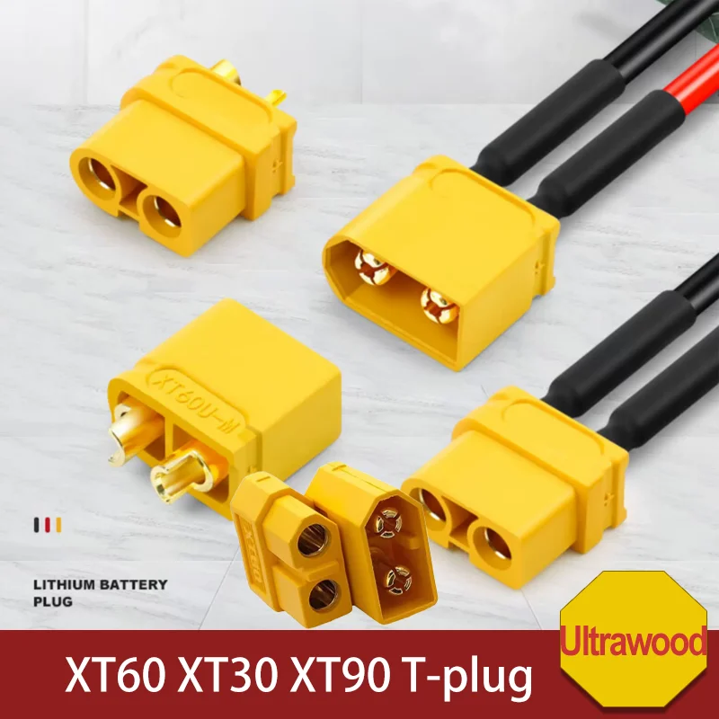 

1~100pairs XT60 XT30 XT90 T-plug Male Female Bullet Connectors Plug Socket for RC FPV Car Lipo Battery Parts