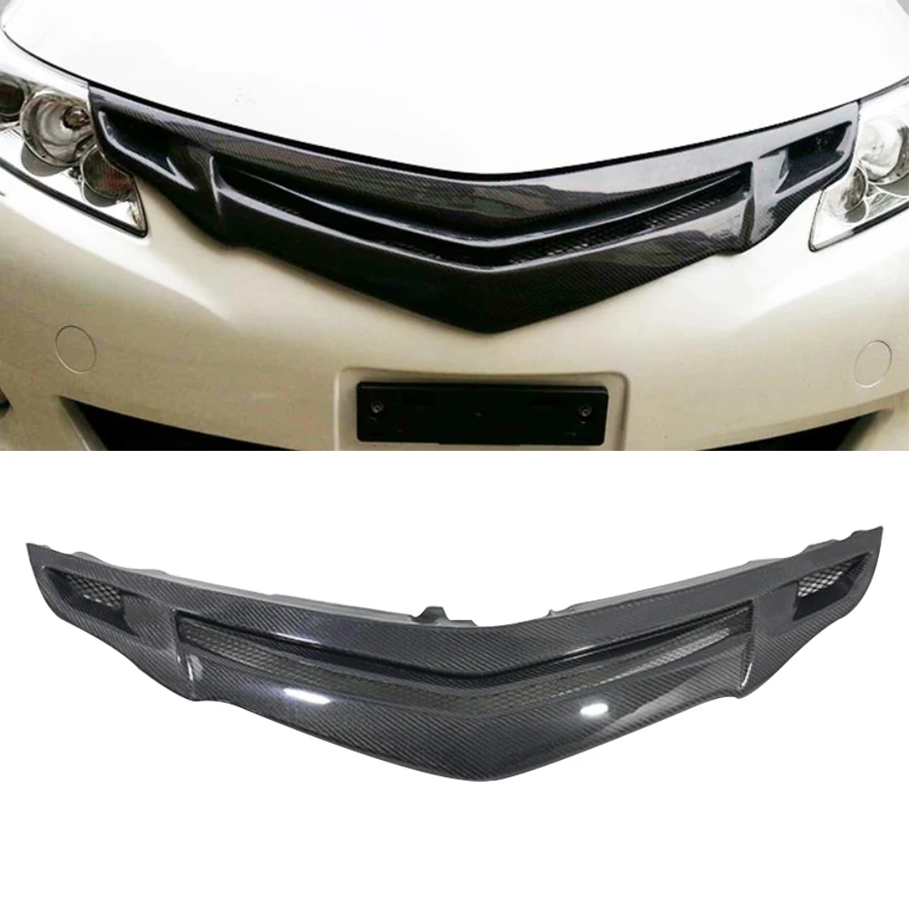 For 2006-2016 Toyota ESTIMA ACR50 Carbon Fiber FRP Modified Air Intake Grille Exterior Mid-late Fence Ghost Mask Modification