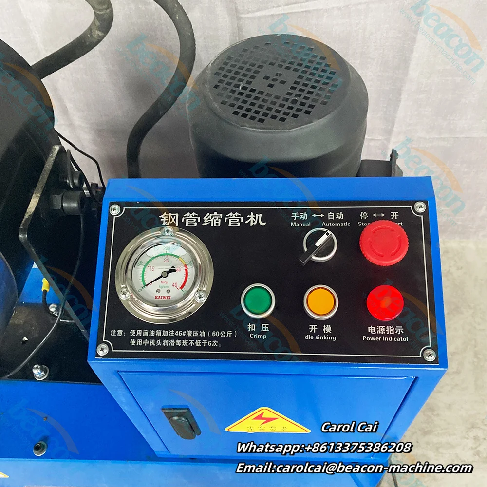 Mesin Pengencang Pipa Hidrolik BC-51M Mesin Penyusut Pipa Baja