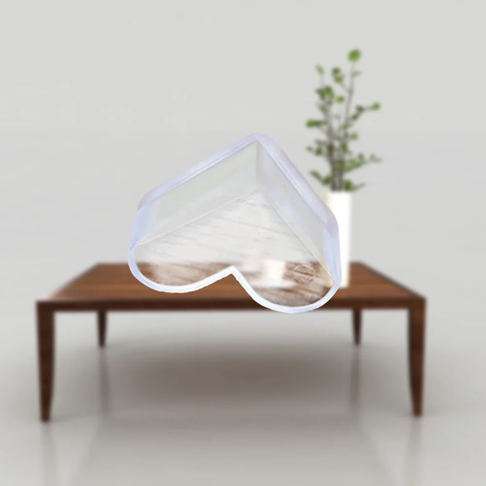 Transparent Baby Proofing Corner Guards Heart Shape Clear Furniture Table Protectors Corner Bumper corner protector