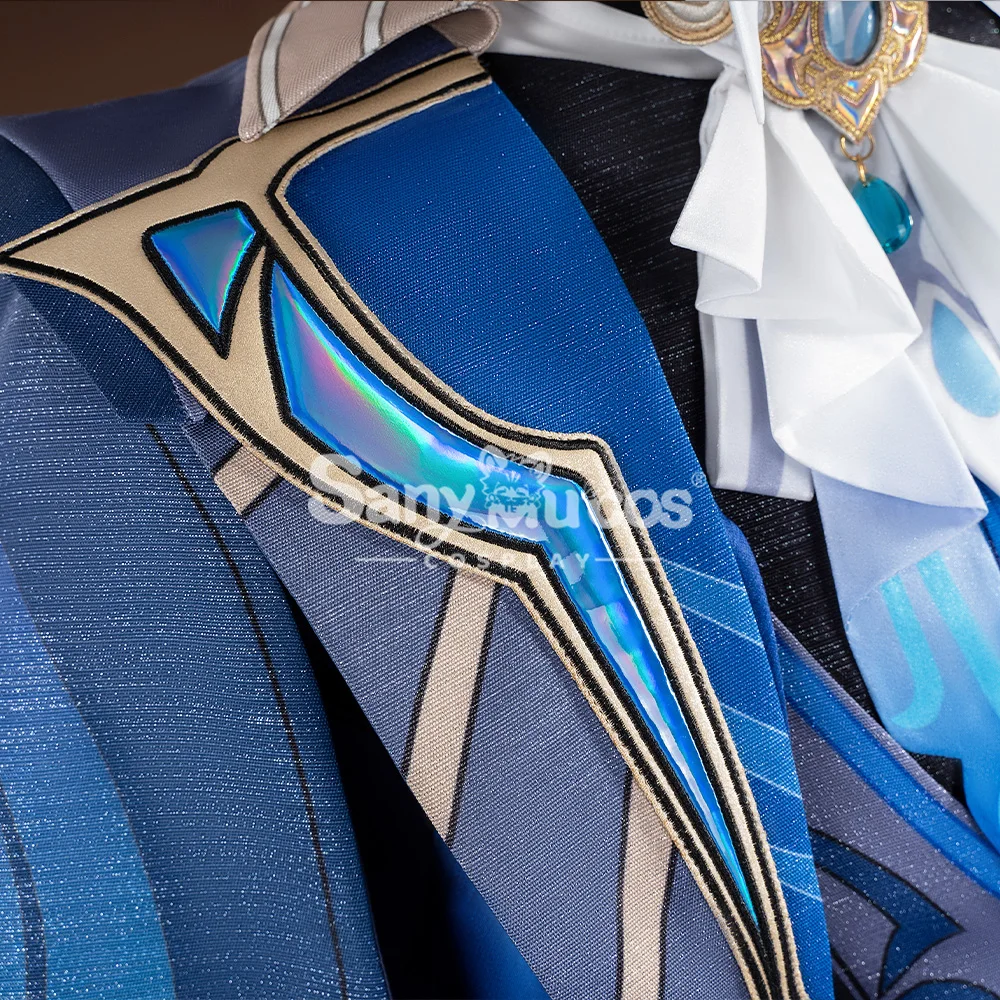 프리미엄 에디션 SanyMuCos Neuvillette 코스프레 원신 임팩트 게임 원피스 코스프레 의상, 코믹콘 생일 및 명절 선물