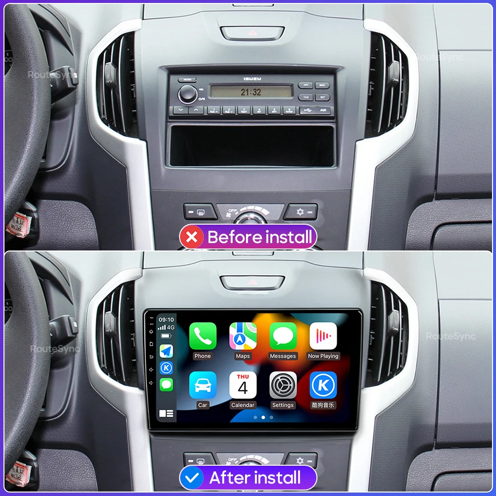 Car Multimedia Player For Chevrolet TrailBlazer 2 2012 - 2016 For Isuzu D-MAX 2 2012 - 2018 Android 16 Radio Carplay Auto 2din