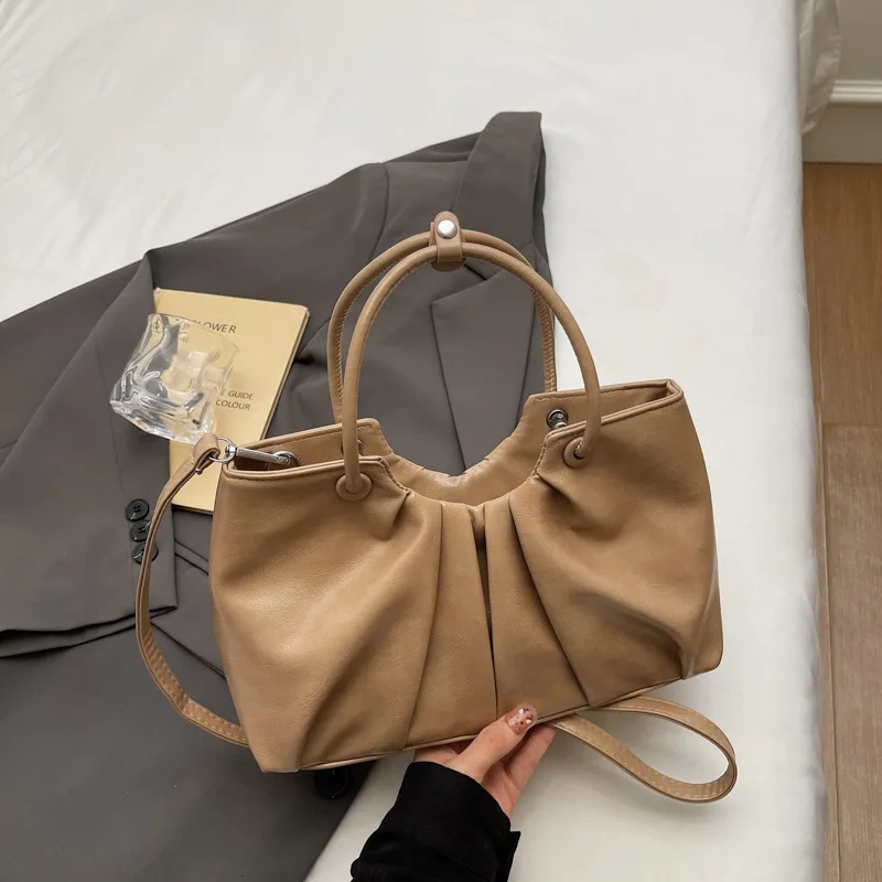 

Модная женская сумка 2025 года — стильная сумка через плечо/через плечо, элегантная маленькая сумочка для работы и повседневного использования