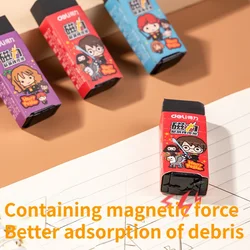 Harry Potter Eraser Cute Anime Character Peripheral Magnetic Design Magic Academy Student Stationery Office Supplies