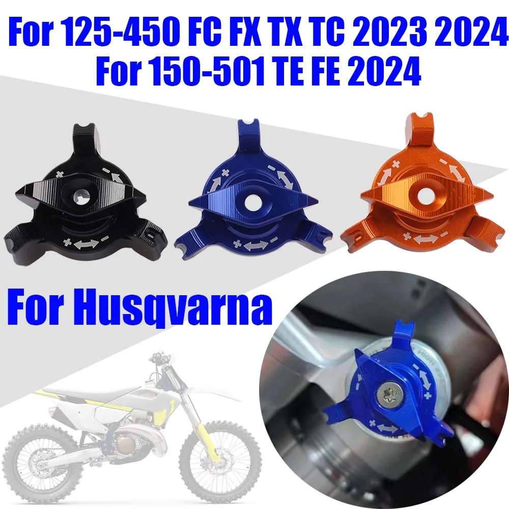 

For Husqvarna FC FX TX TC 300 125 - 450 2023 2024 TE FE 150 250 300 350 450 501 2024 Accessories Rear Shock Absorber Adjuster