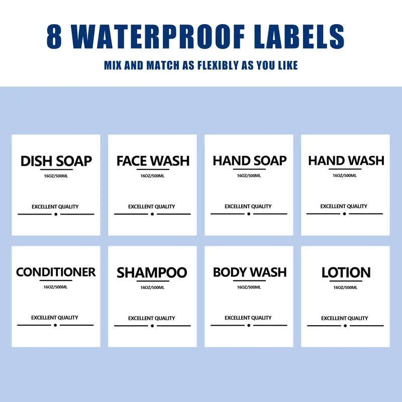 シャンプーとコンディショナーのボトルディスペンサーセット,壁掛けブラケット,液体容器,竹,シリコントレイ,キッチンアクセサリー,500ml