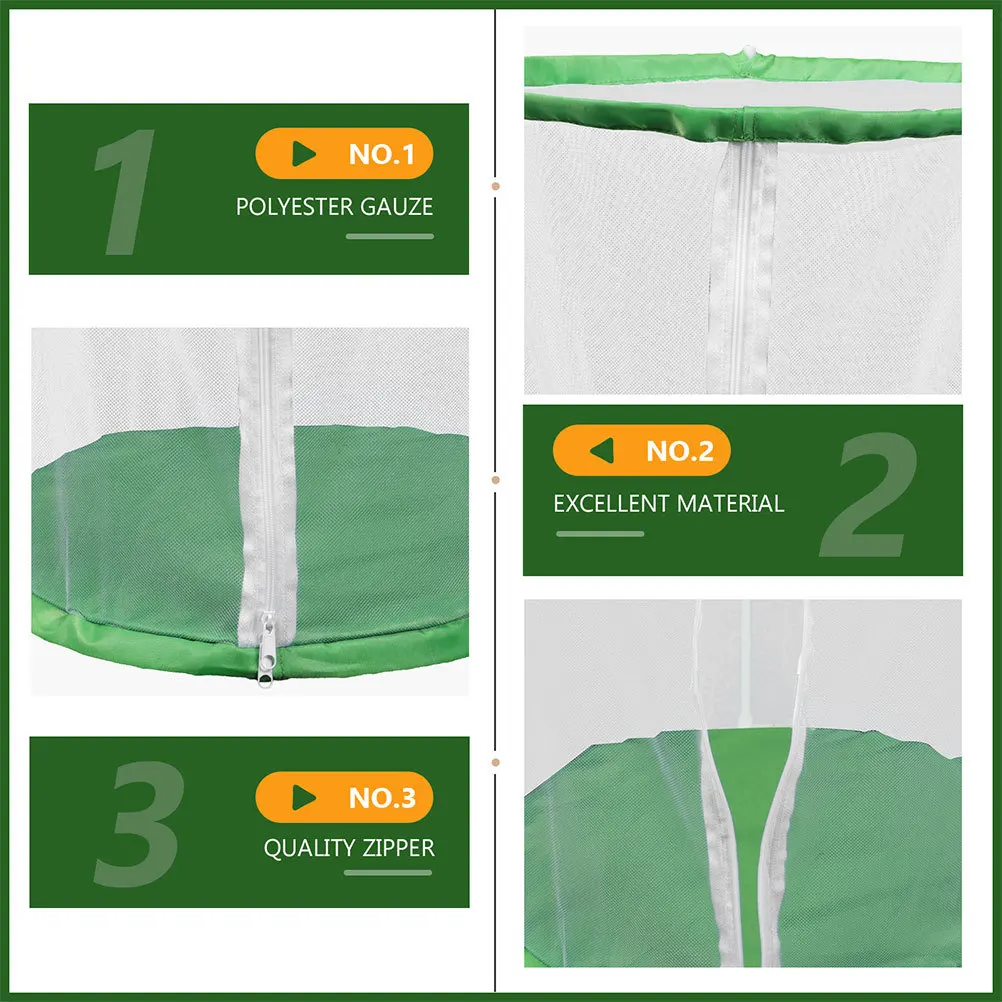 

Insect Observation Cage Mesh Net For Butterflies Breeding Habitat Portable Outdoor Insect Cage For Bees Ladybugs Garden