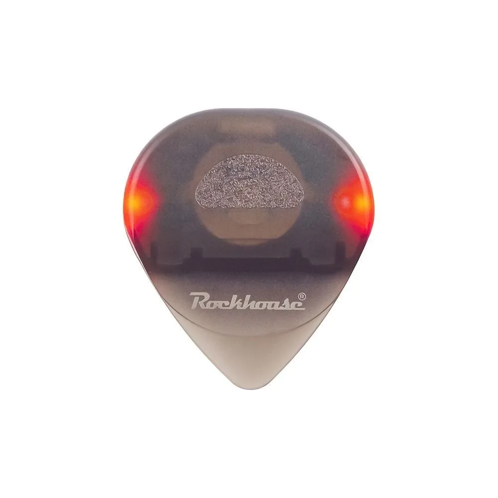 ABS Glowing Acoustic Guitar Picks 4.1*4.1cm with LED Light Touch Luminous Electric Guitar Bass Multicolors