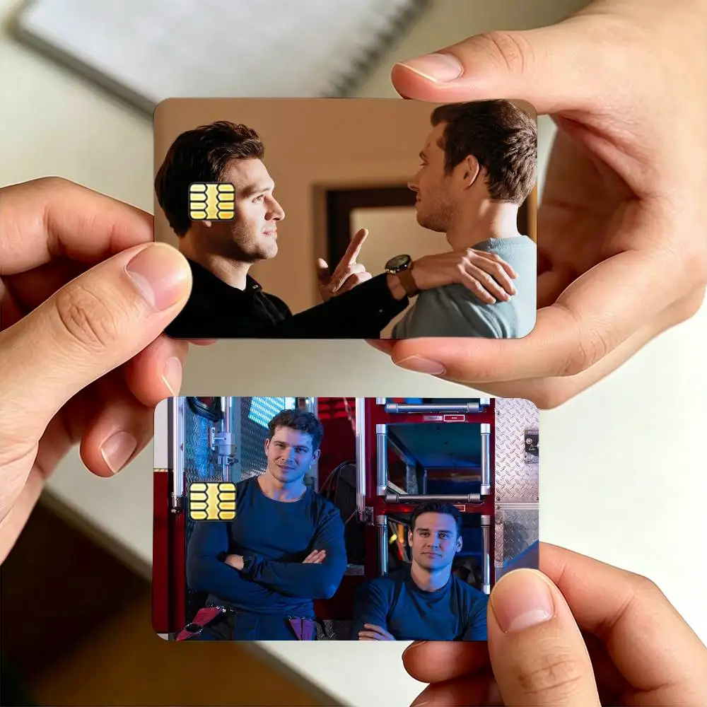Drama E-Evan Buckley Eddie Diaz 9-1-1 Rescue Sticker Decoration Creative Bank Card Bus Metro Waterproof Sticker
