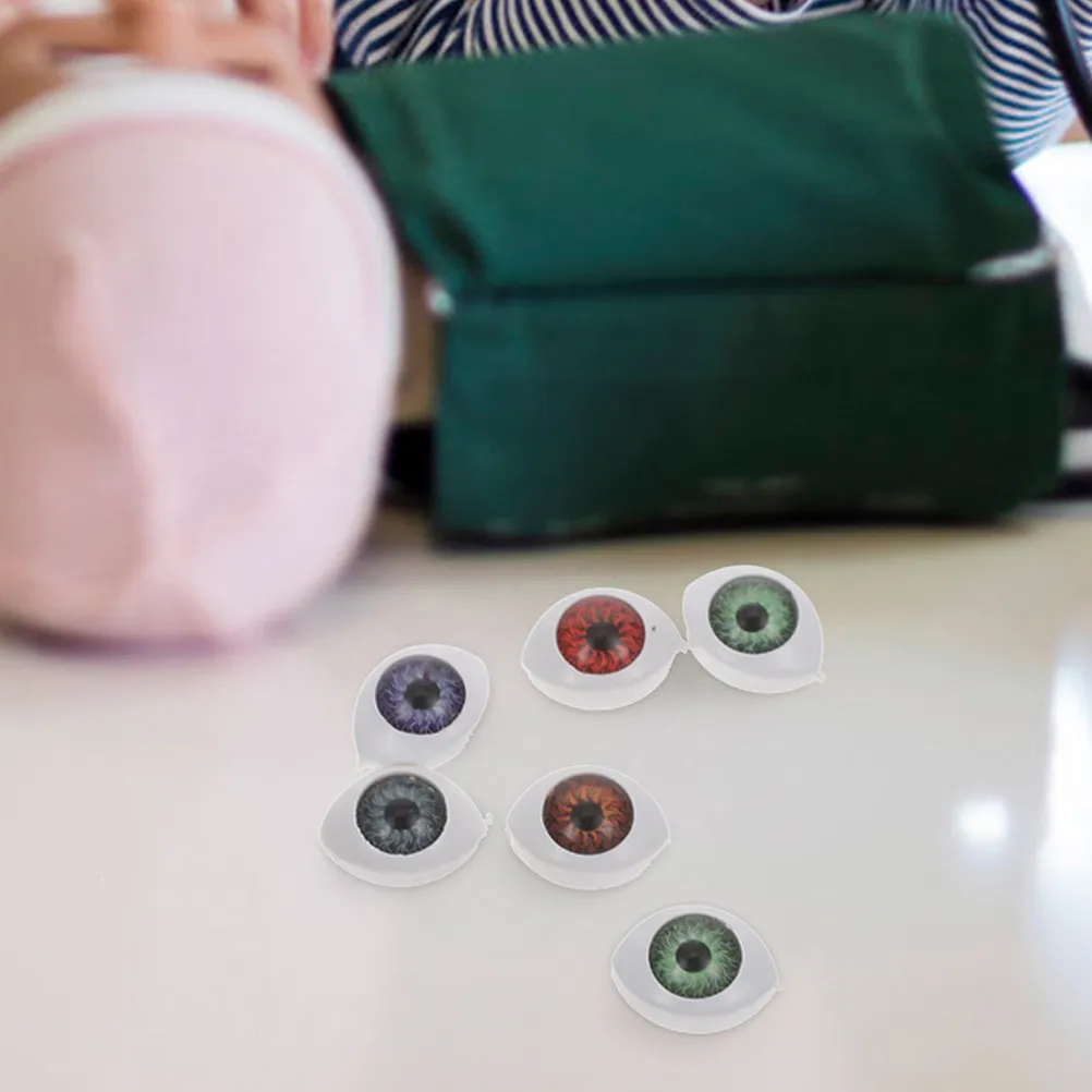 

24Pcs Creative Artificial for DIY Craft Puppet Accessories Fake Decor Eyes Toy Accessories for DIY
