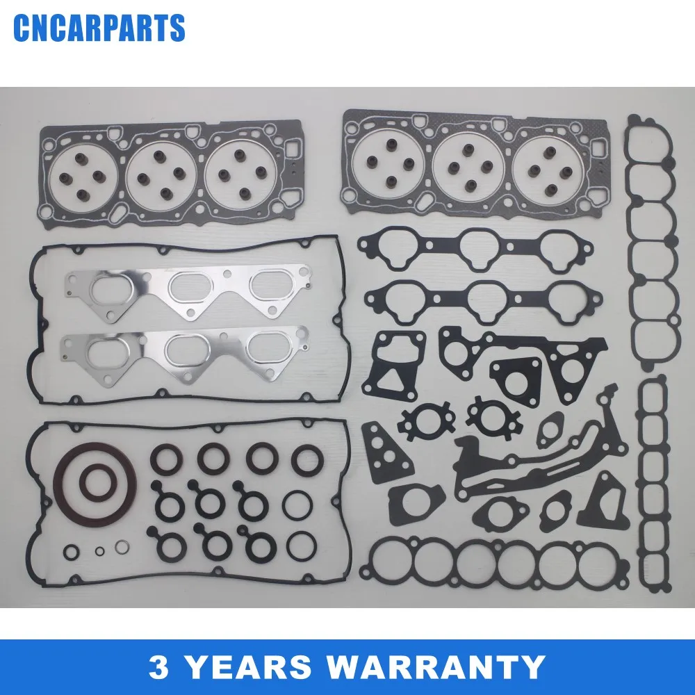 6G74 V45 Overhaul Rebuilding FULL Head Gasket Seal set FIT for Mitsubishi SHOGUN II 3.5 V6 24V 3497cc VRS