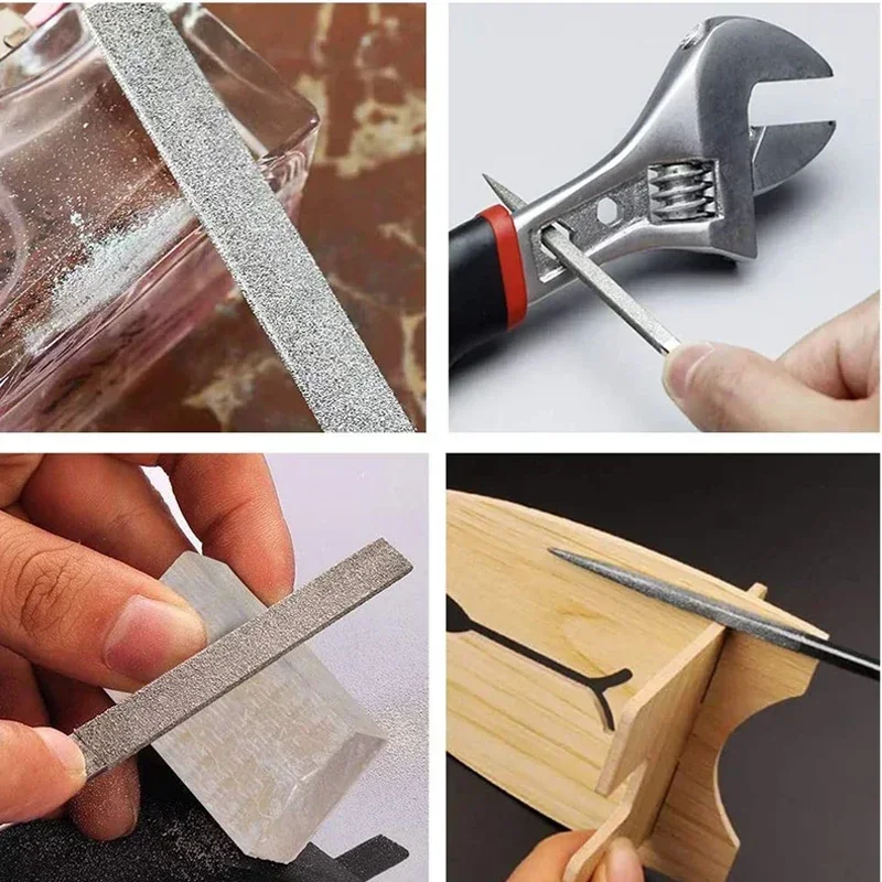 10 Pcs for Stone Glass Metal Carving Craft Hand Tools Needle File Set Diamond Needle File Set Mini Needle File Kit