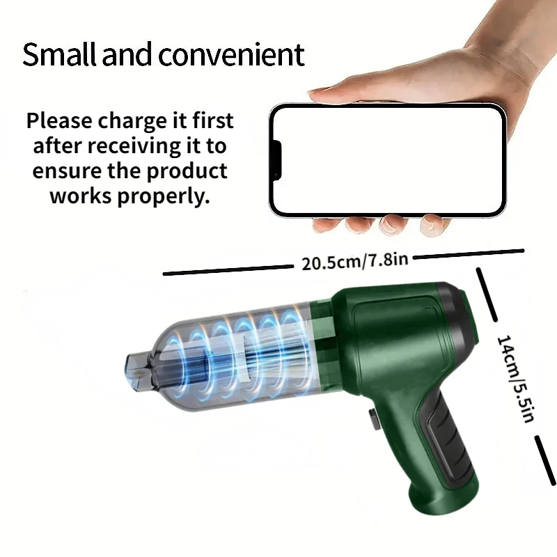 Мощный беспроводной пылесос «три в одном», который можно использовать как в автомобиле и вдома.