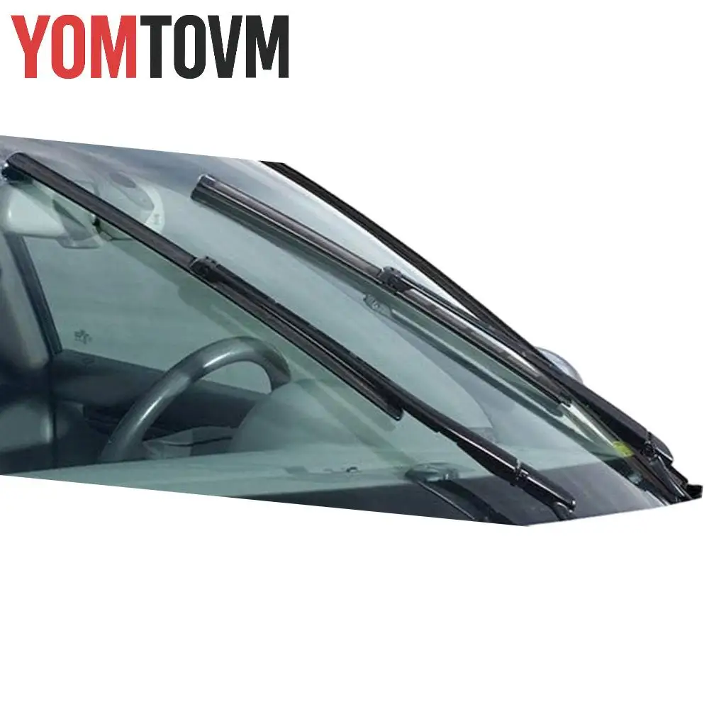 

Fit for Passat Rubber Front Windshield Wiper Blade Pair Set 24" 19" Car Accessories