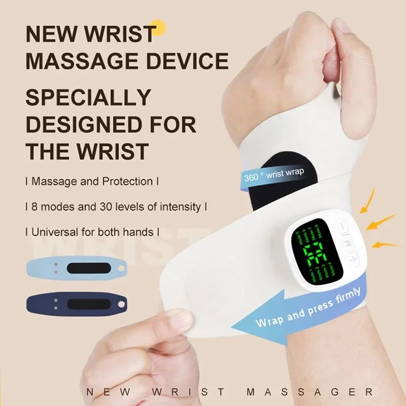 32-Speed Hand Massager - Vibration Pad for Wrist Care, Daily Comfort & Relaxation Support for Men & Women fast shipping