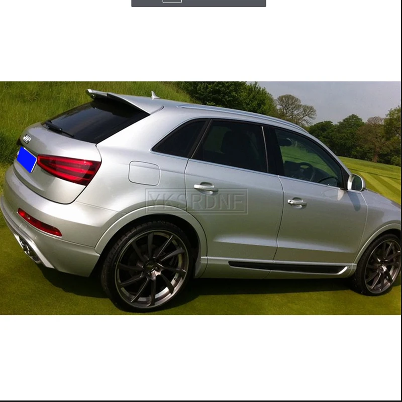 For Audi Q3 high quality ABS material car rear wing primer color Audi Q3 hatchback spoiler 2013-2018 ABT Style