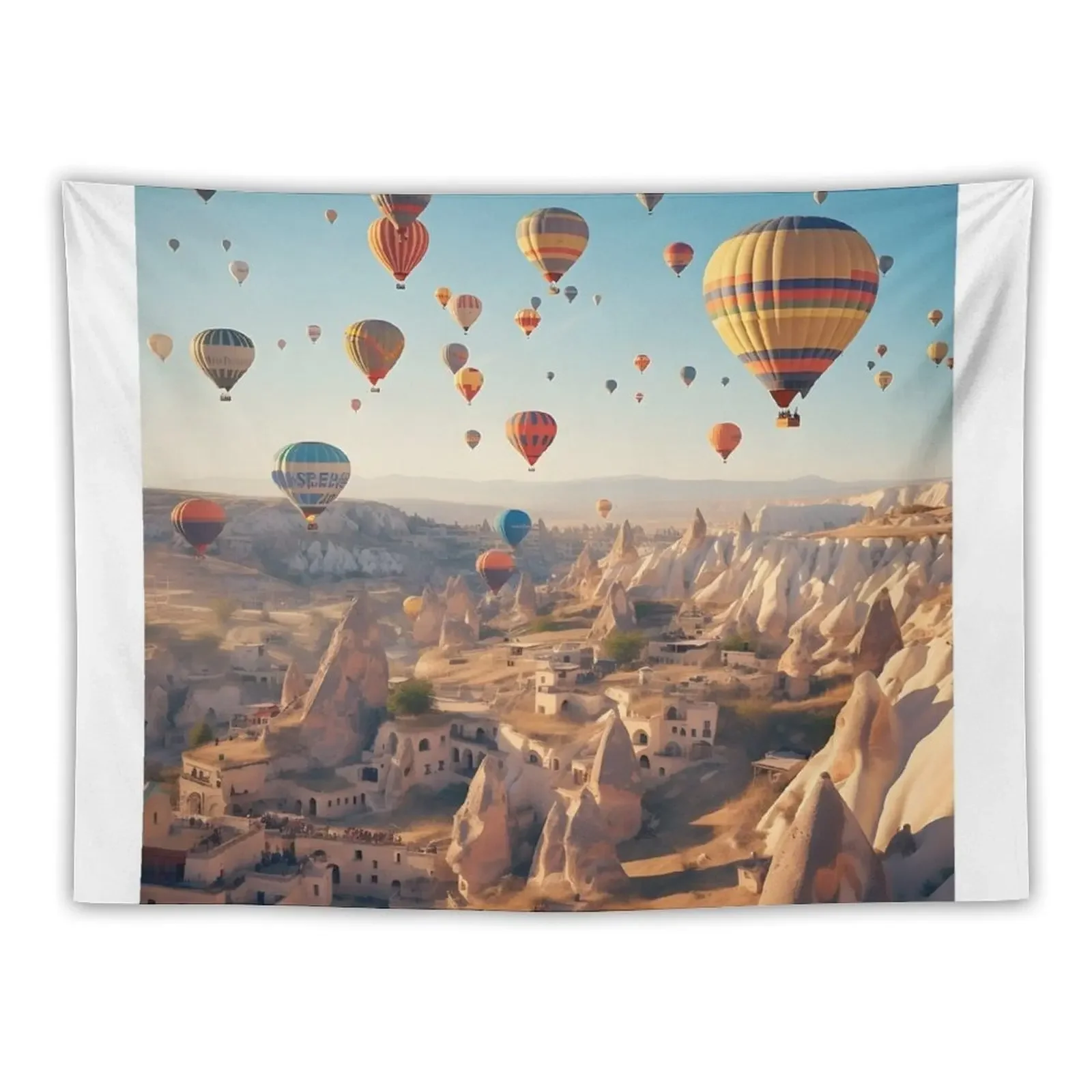 

Goreme, Turkey balloon festival Tapestry Aesthetic Room Decoration Home And Comfort Decor Hanging Wall Tapestry