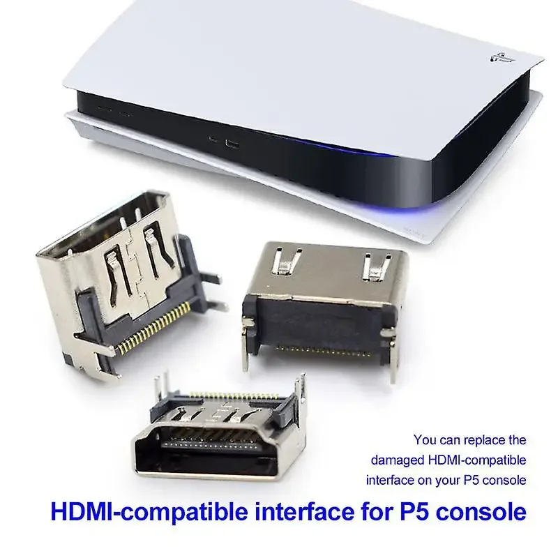 5 Stuks Hd-Interface Voor Ps5 Hdmi-Compatibele Poort Socket Adapter Vervanging Interface Hdmi-Poort