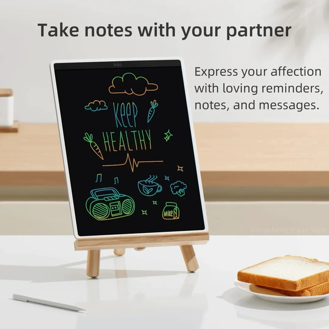 XIAOMI Mijia LCD Blackboard Color Version 10/13.5inch Coloured Handwriting No Dust and Ink Draw Study Message Board for Children