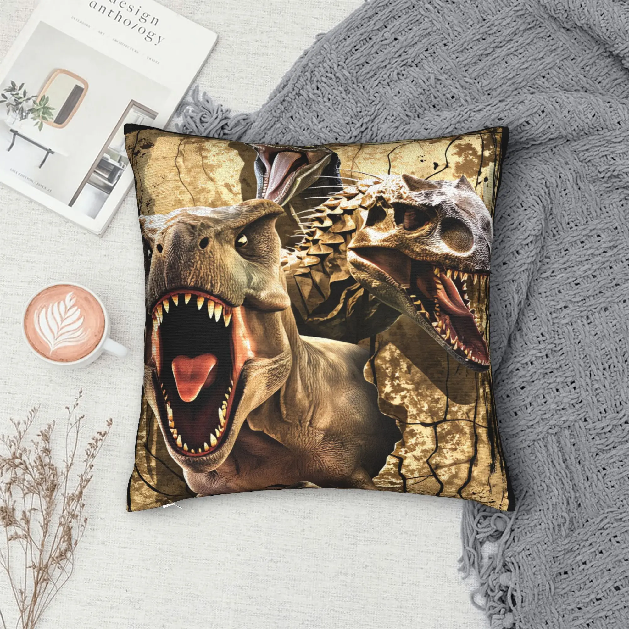 Jurassics World Pillow Case  Graphic Pillow Cover For Chair Sofa Home Decor Novelty Pillowcases