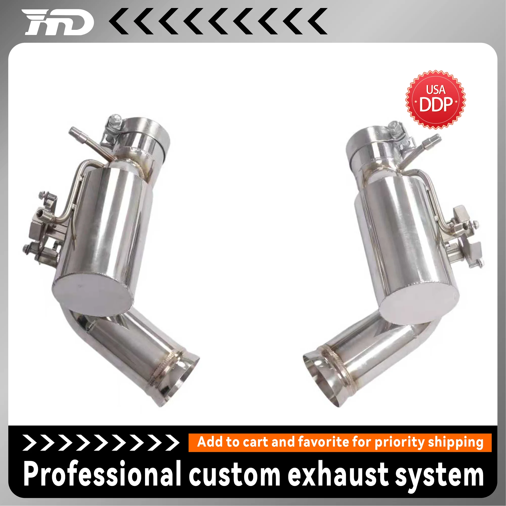 

HMD ss304 Exhaust catback for Ferrari 296 GTB/GTS 2022-2024, Dual/Quad Outlet, Polished Finish, Direct Fit, car Accessories