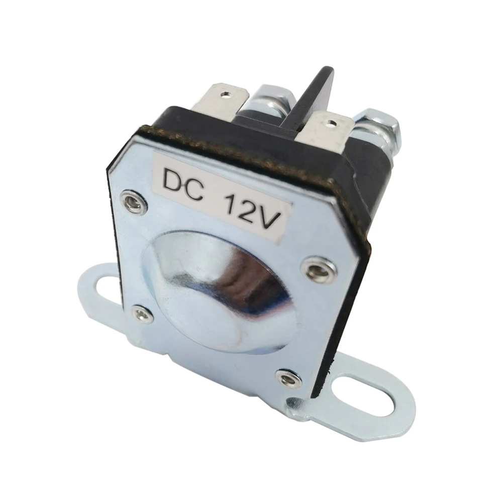 Magnetic Switch for Riding Lawn Mowers 12V with 4 Pin Connection Designed for Castel Garden 1873611 Metal and Plastic