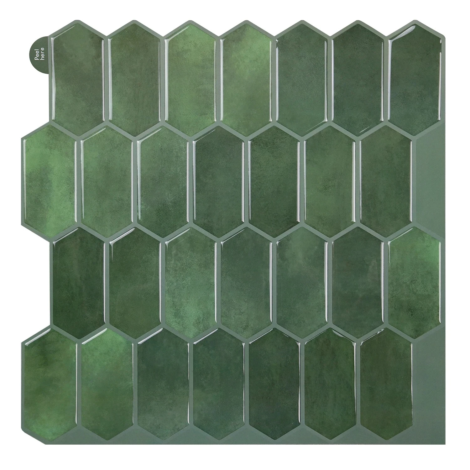 

For 10 Sheets Peel and Stick Vinyl Wallpaper 3D Imitation Brick Self-adhesive Wall Tike Sticker for indoor Decoration