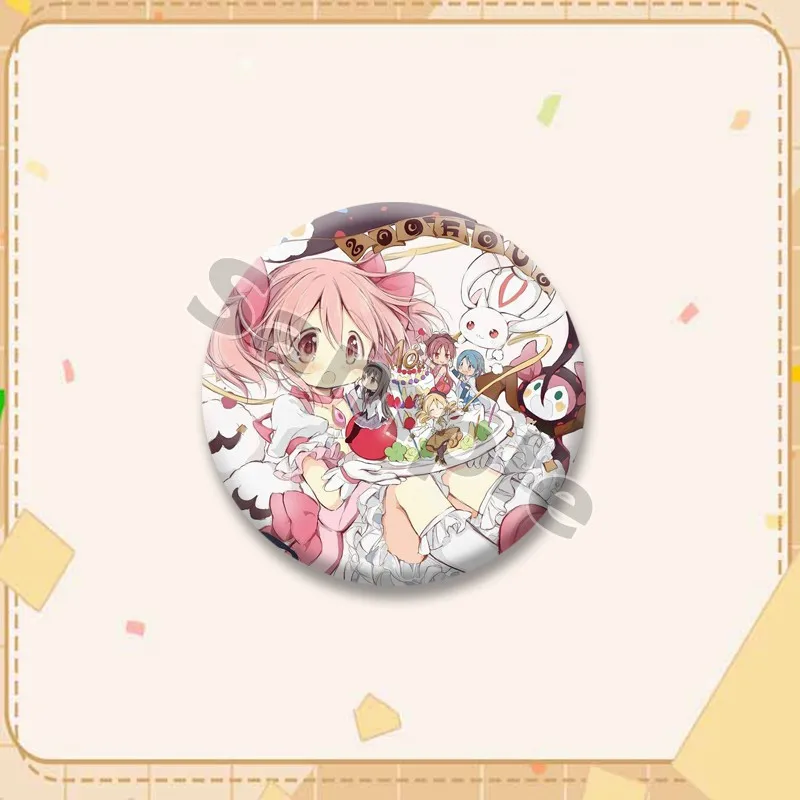 Niedliche Madoka Kaname Emaille-Pins Anime-Mädchen Cosplay Brosche Rucksack Kleidung Hut Deko Schmuck Cartoon-Charakter Abzeichen Geschenke für Freunde – Detail 8
