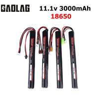 11.1V 3000MAH 18650 lipo Battery for AKKU Mini Airsoft Gun Battery RC model toys accessories 3S Water Gun RC Lipo battery
