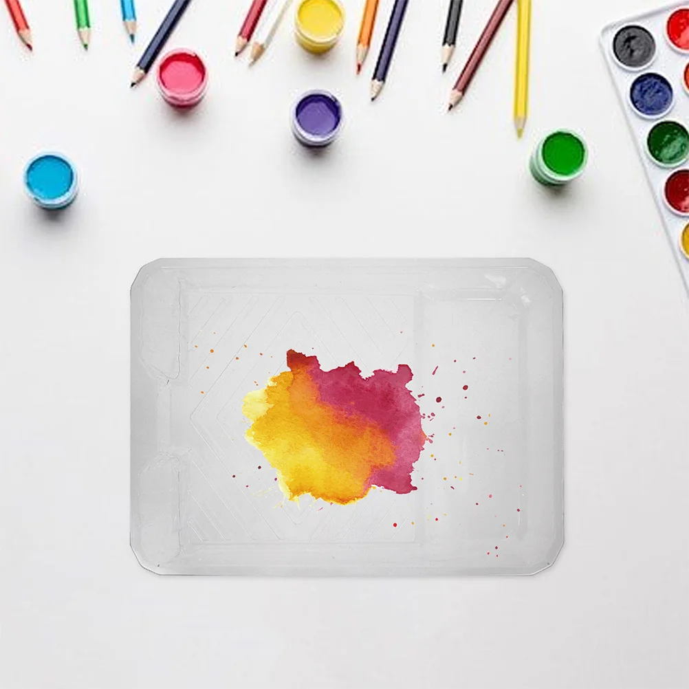 

4Pcs Plastic Paint Tray Durable Painting Tray Holder for DIY Wall Furniture Painting Projects Paint Supplies Pans Trays