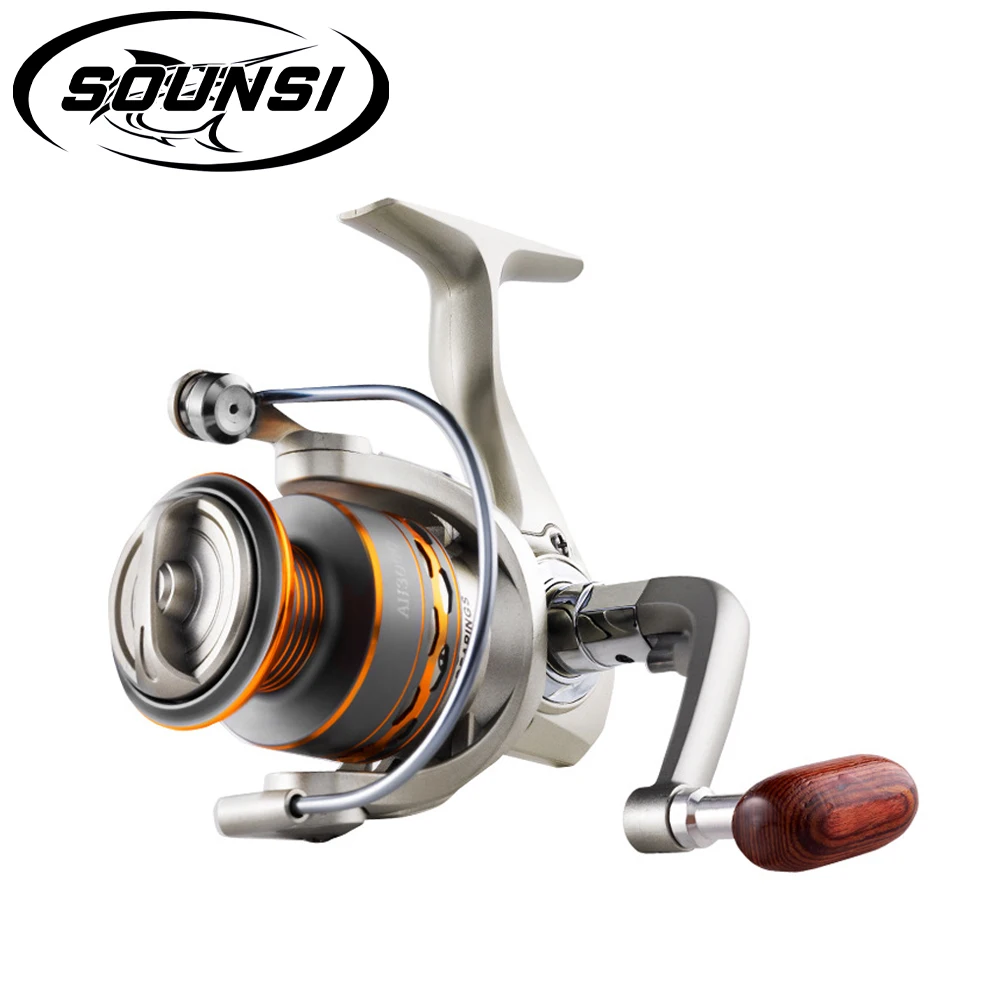 

SOUNSI AH Series Spinning Wheels High-Strength Fuselage Smooth Ultra-Long Throw Spinning Wheel Fishing Reel