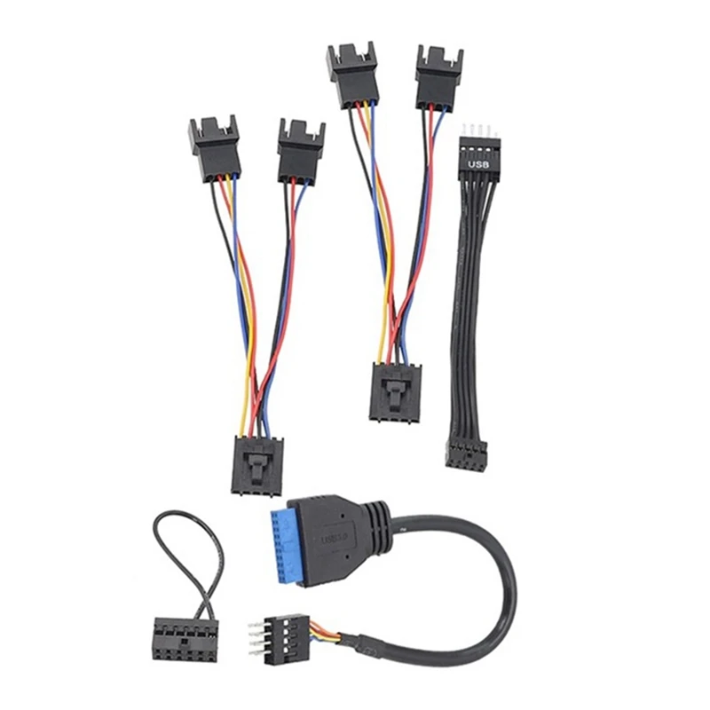 

For DELL Optiplex 7020 SFF Motherboard ATX Adapter Cable Front Audio Shielded USB Switch Cable