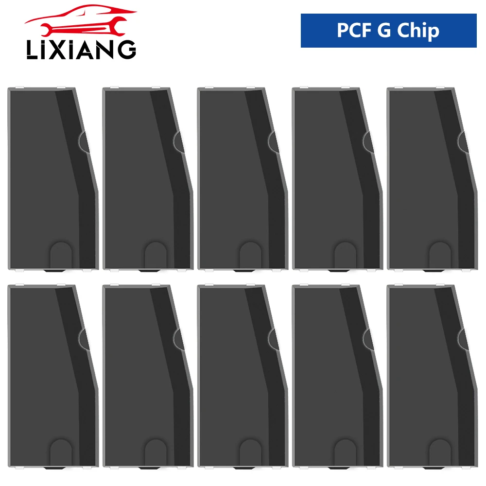 LIXIANG 10szt 50szt 100szt Transponder Key Remote Key Chip Blank For Toyota G Chip Transponder Carbon