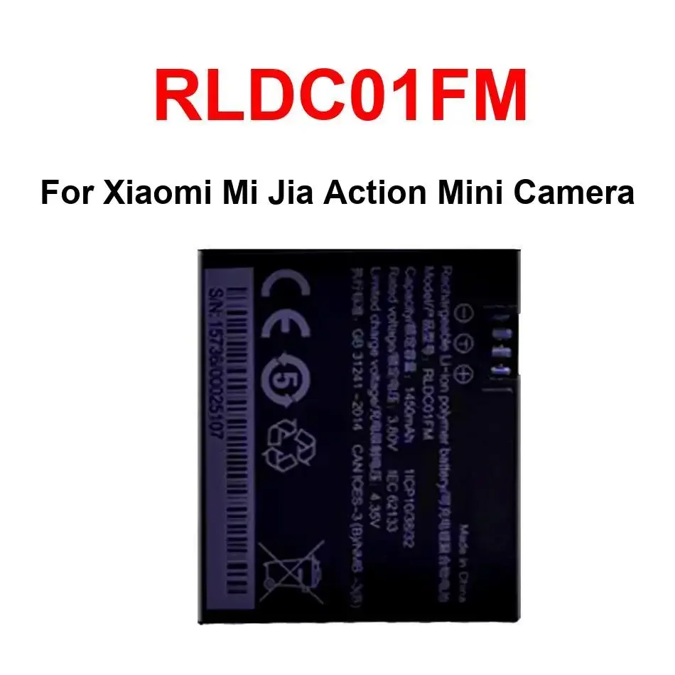 

Замена аккумулятора камеры RLDC01FM для мини-камеры Xiaomi Mi Jia Action