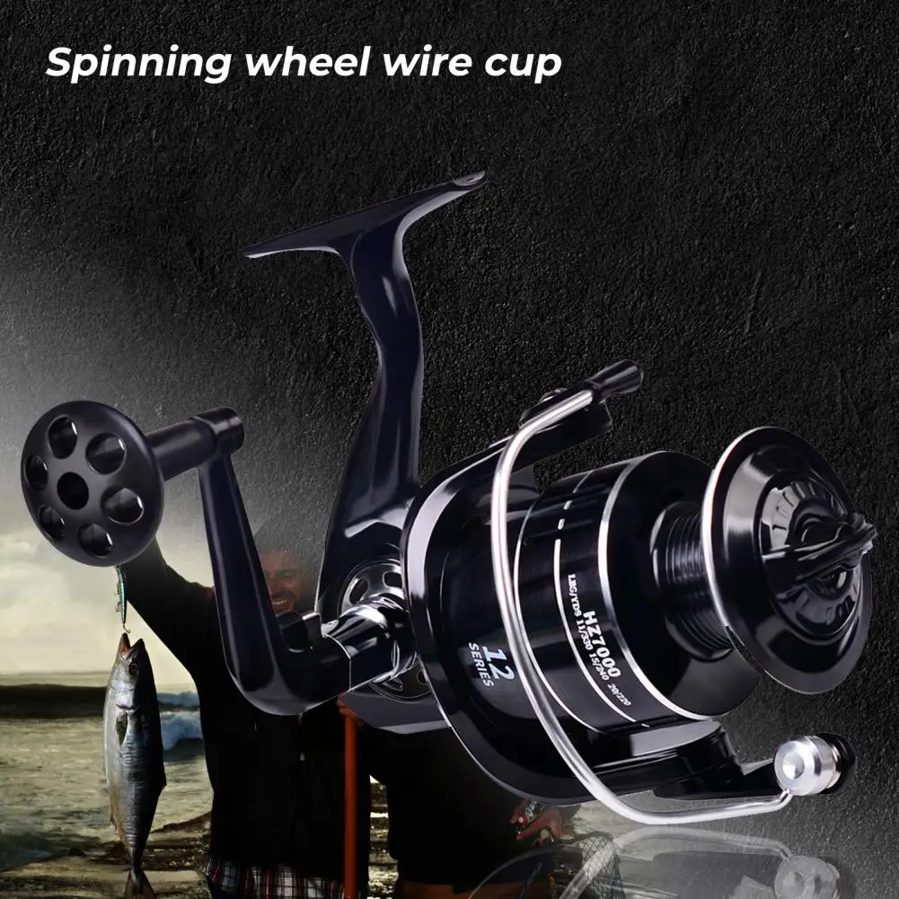 

Fishing Wheel Functional Metal Wire Cup High Stability Corrosion Resistant Spinning Fishing Wheel for Fishing