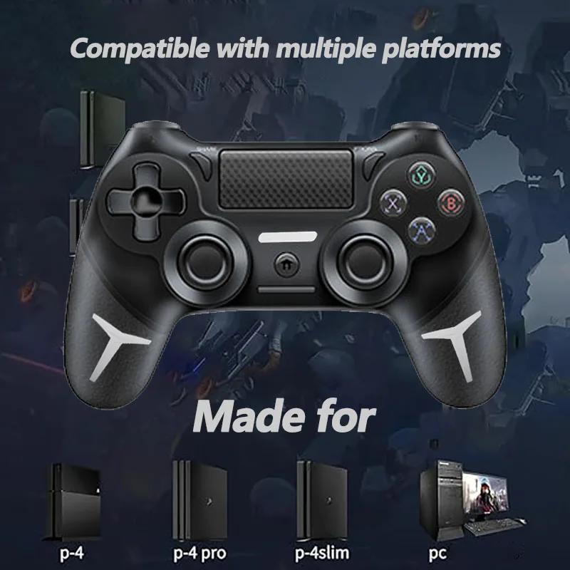 Bluetooth-Kompatibel Game Controller für PS4 Slim Pro Wireless Gamepad Für PC Dual Vibration Joystick Für IOS/Android