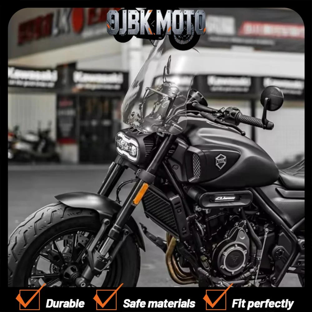 

【Perfect fit】For VOGE CU525 windshield modified front windshield front windshield modified accessories chest plate