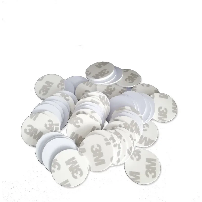 10Pcs T5577 EM4305 Rewtitable 125KHz RFID TagNFC Card Round Coin Card Chip Contactless ID Element Tags Sticker Label 20mm 25mm