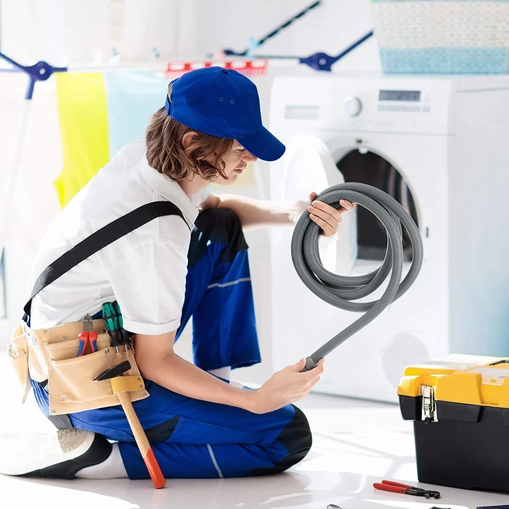 Washing Machine Drain Hose 10 Ft Flexible Dishwasher Drain Hose Extension Kits Corrugated Washer Discharge Hose