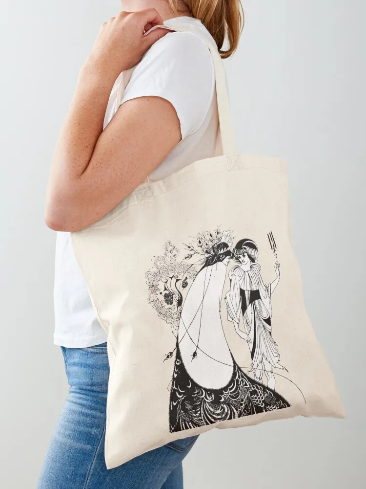 

HD. The Peacock Skirt; from Salomé, by Aubrey Beardsley Tote Bag Eco bag Big bag women tote university