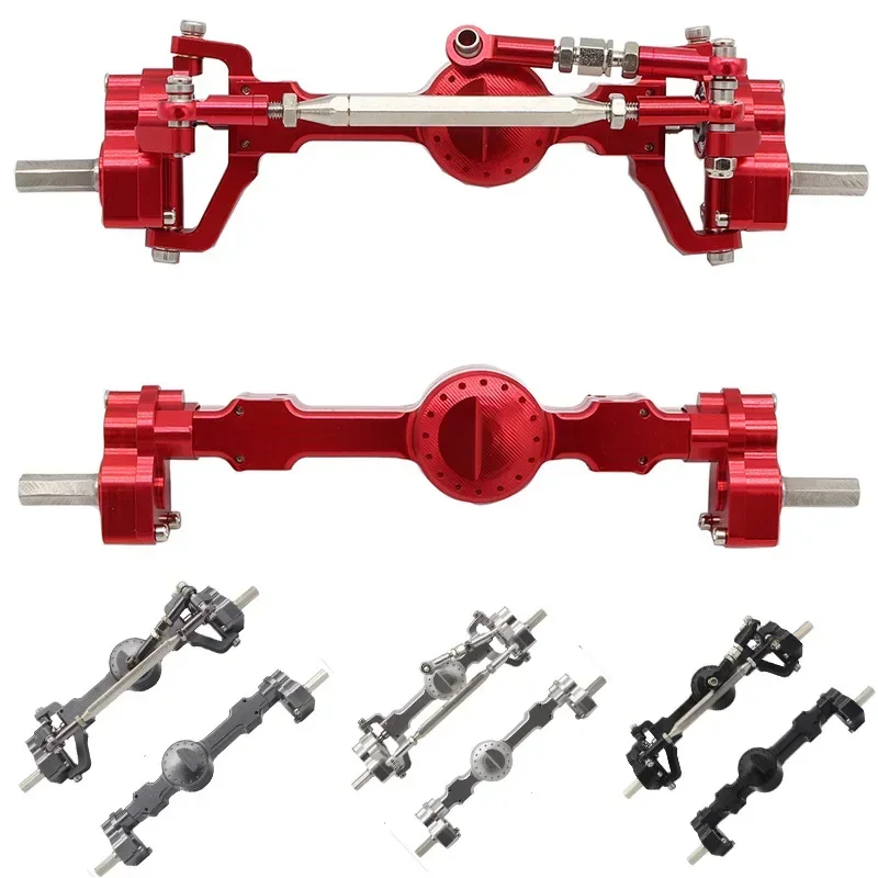 

MN Aluminum Alloy CNC Anodized Full Metal Front Rear Portal Axle for 1/12 MN MN99S MN98 D90 D91 D99 D99S MN90 RC Car Upgrade