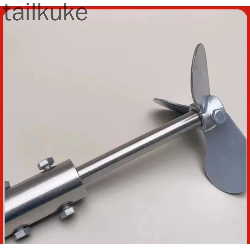 304 Stainless Steel Paddle Drum Reducer Mixing Impeller 316 Stirring Shaft Stirring Rod Air Blade