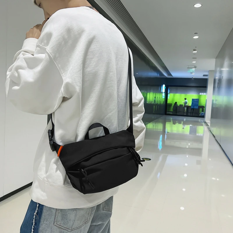 New Unisex Waist Bags Street Hip-hop Fanny Chest Pack Quality Nylon Belt Pack Shoulder Crossbody Bag Fashion Men Chest Waist Bag