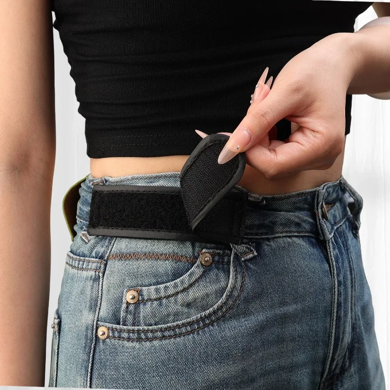 New Ultra-Soft Buckle Free Waist Belts Men's No Buckle Elastic Belts Fashion Comfortable  Belt Loop Buckle-Free Belt Accessories