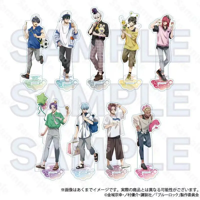 

Тематический парк BLUE LCOK Ver. Acg Stand Reo Фигурка с воздушным шаром Акриловая подставка Ryusei Shido Розовая кукла Статуя Sae Rin Doll Nagi Toys