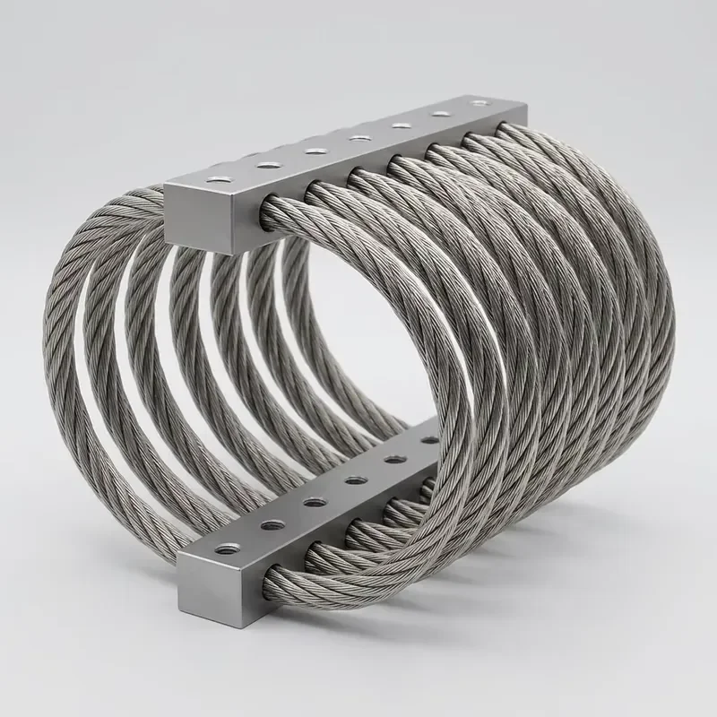 Hoan Machine Navy Shipborne Marine Vehicles Container Shock Vibration Control Pump Bearing JGX-1278D-370B Aluminum Wire Rope